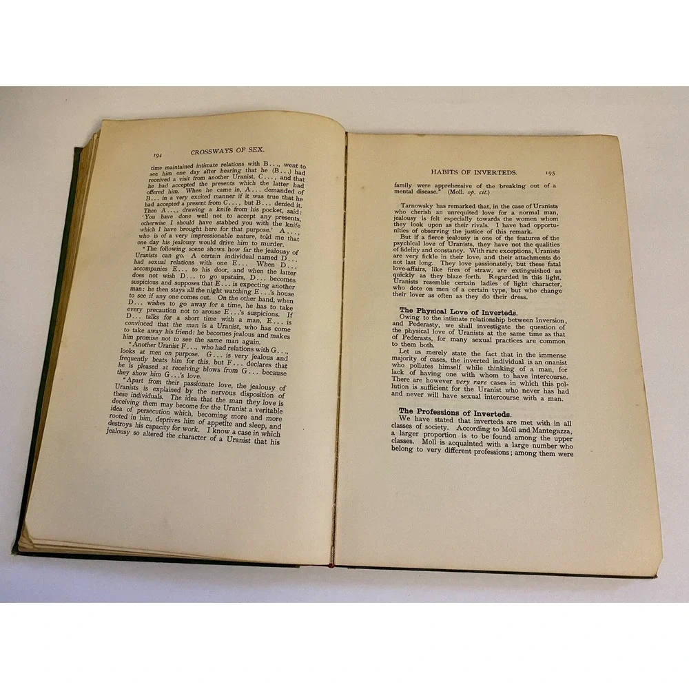 Antique Crossways of Sex Study in Eroto-Pathology Dr. Jacobus X AS-IS SEE PICS
